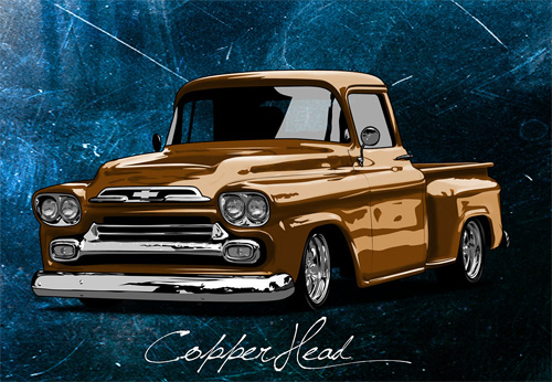 Copperhead cars vexels vectors illustrations