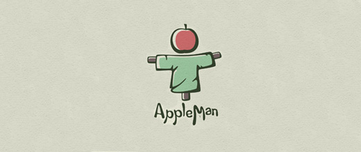 Scarecrow apple logo