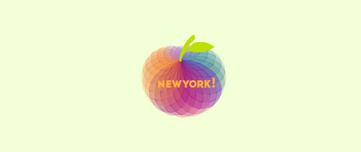 Colorful apple logo