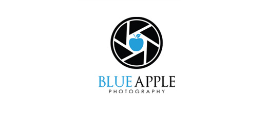 Blue apple logo