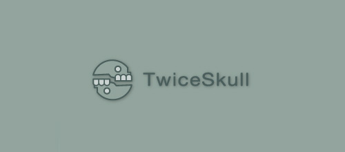 Cool skull logo