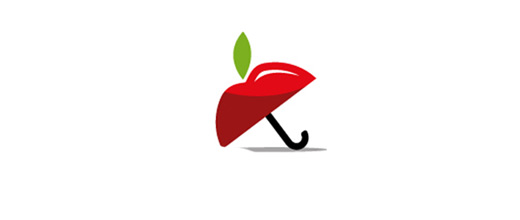 Umbrella apple logo