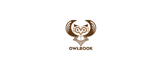 Book publish owl logos