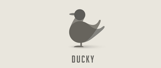 Shape ducks logo design