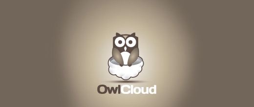 Cloud owl logos