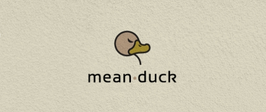 Mean angry ducks logo design