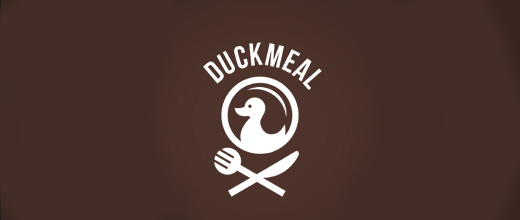 Restaurant food ducks logo design