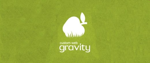 Gravity green apple logo