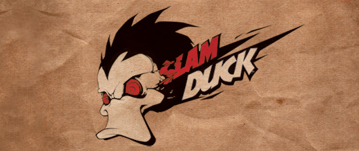 Slam ducks logo design