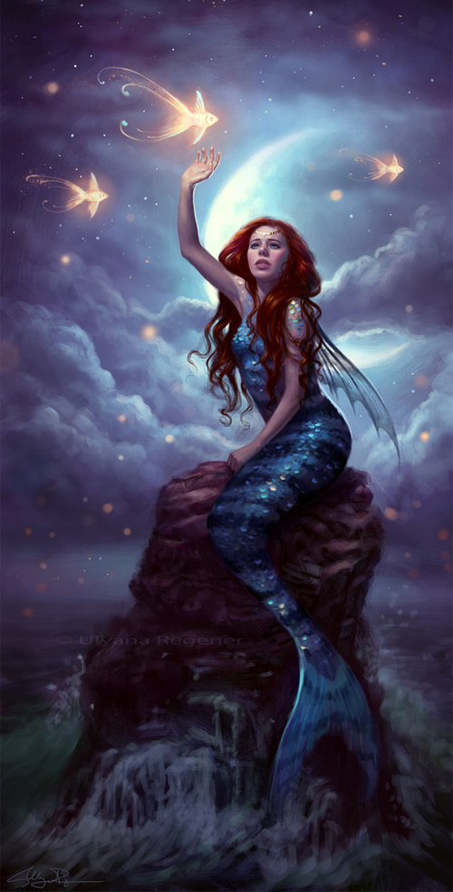 A Collection: 26 Mystifying Mermaid Illustrations | Naldz Graphics