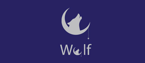 moon wolf logo