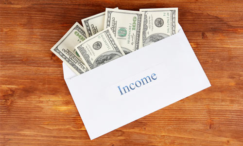 You can have a regular source of income