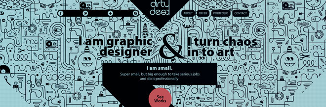 26 Creative Web Design with Doodle art Feel
