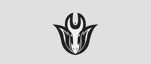 Blaze fire infero bull logo designs