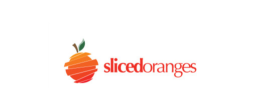 Sliced orange logo design