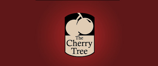 Tree cherry logo designs