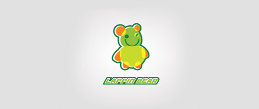 Colorful teddy bear logo