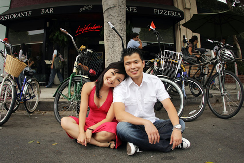 Santa Monica Engagement Photo2