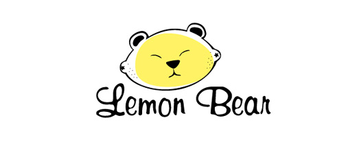 Lemon teddy bear logo