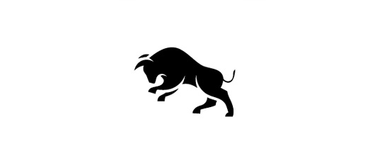 Simple bull logo designs