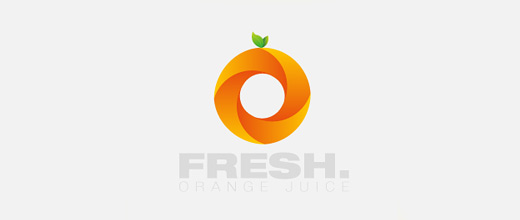 Spiral orange logo design