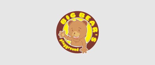 Playground teddy bear logo