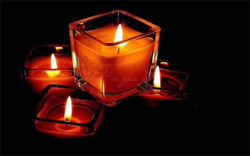 Candle lights wallpaper