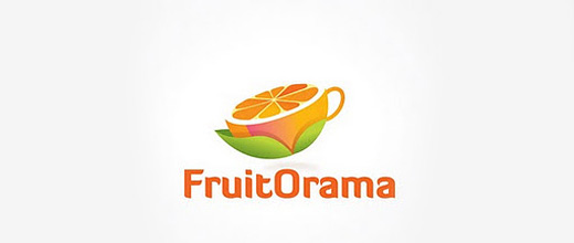 Cup orange logo design