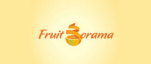Peeled spiral orange logo design