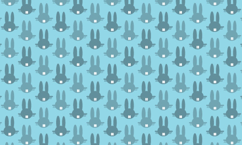Easter bunny bunnies free animal repeat seamless pattern
