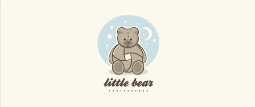 Photography teddy bear logo