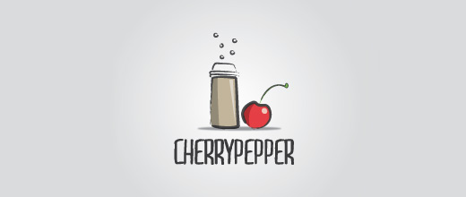 Pepper cherry logo designs