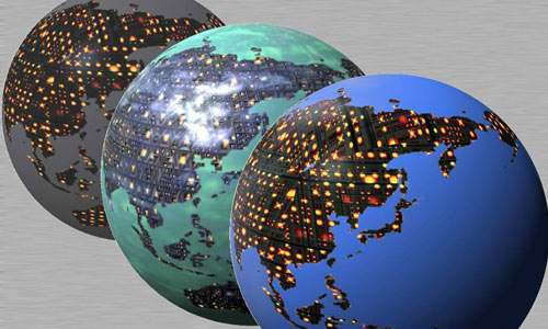Cubepolis Globe Terra Icon set
