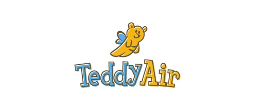 Travel teddy bear logo