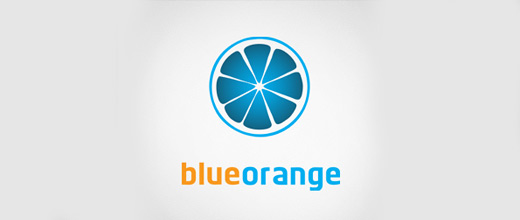 Blue orange logo design