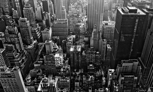 Monochrome free high resolution skyscraper wallpaper