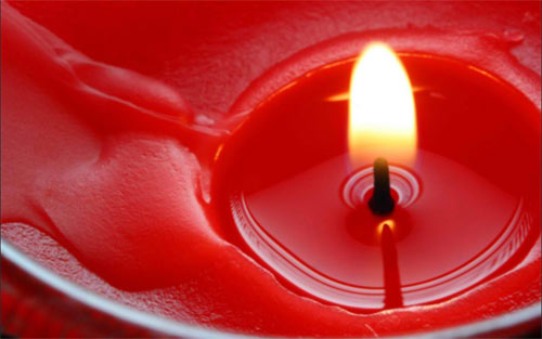 red candle wallpaper