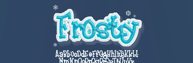 33 Free Cool and Useful Snowy Fonts