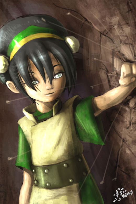 Rock earth punch toph avatar artwork illustrations