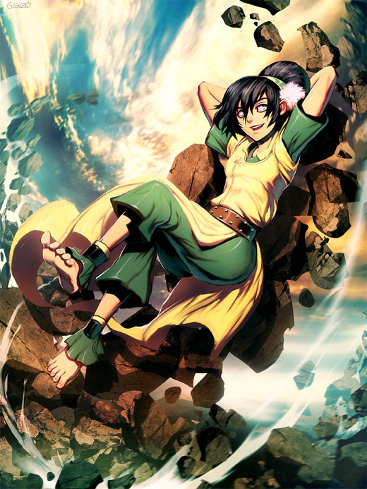 Beautiful toph avatar artwork illustrations