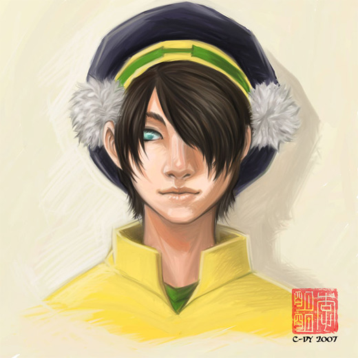 Face portrait toph avatar artwork illustrations