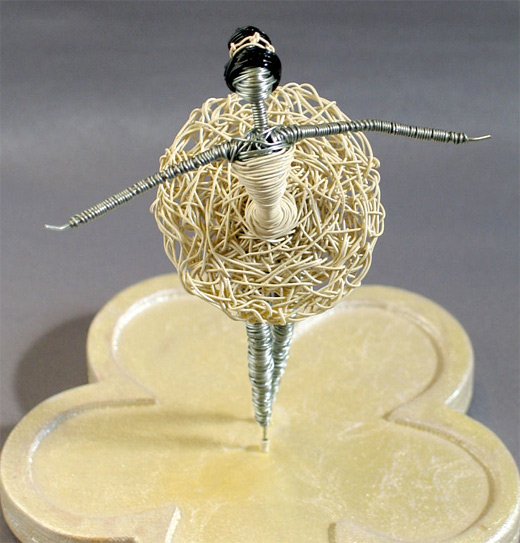 Ballerina wire sculpture