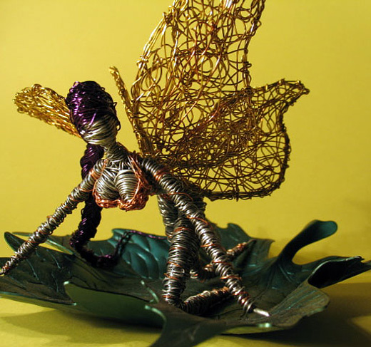 Fairy wire sculpture