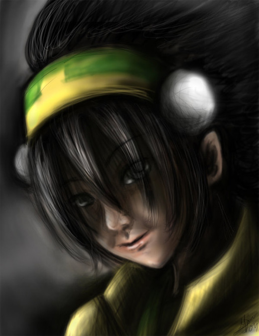 Air brush toph avatar artwork illustrations