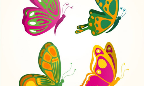 butterfly vector collection
