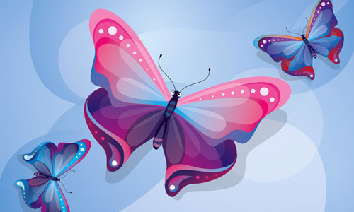 butterfly vector pack