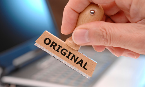 Be original