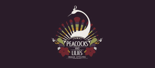 Peacocks & Lilies logo