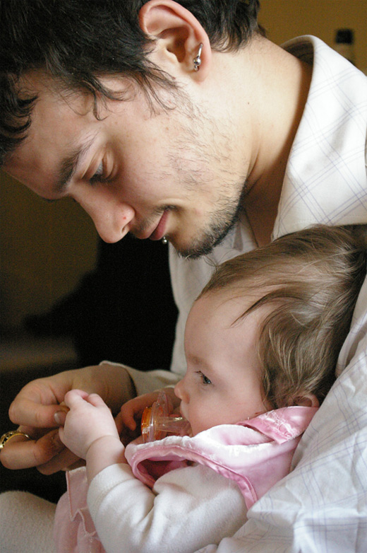 Cute father child son daughter photography