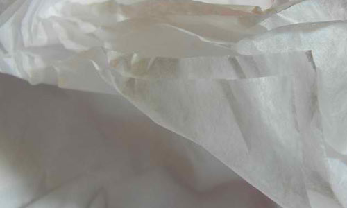 White Tissue Paper Red Plastic texture